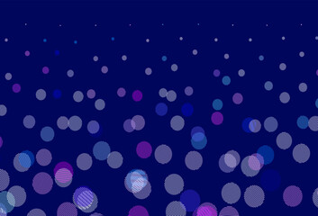 Light Multicolor vector backdrop with dots.