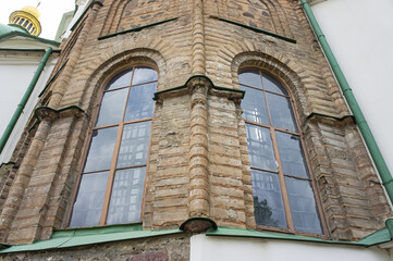 Obraz premium View at Saint Sophia's Cathedral Kiev, Ukraine. Main symbol of the Ukrainian Orthodox Church