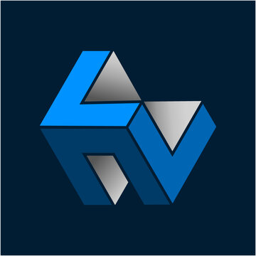 Abstract 3D logo