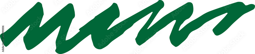 Poster artistic line brush stroke design element