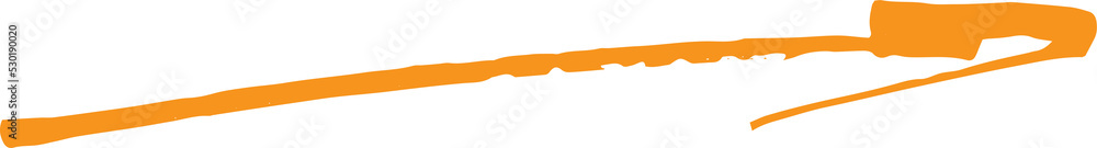Poster artistic line brush stroke design element