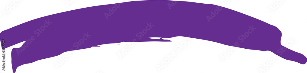 Poster artistic line brush stroke design element