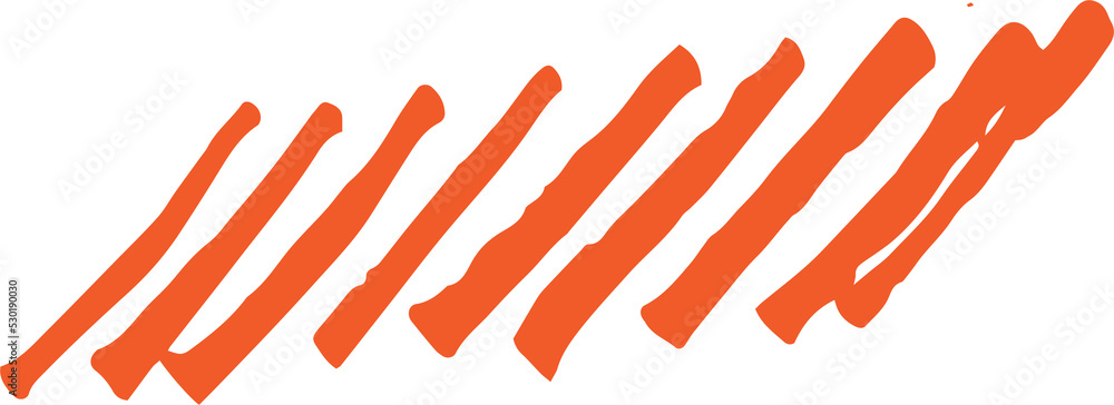 Poster artistic line brush stroke design element