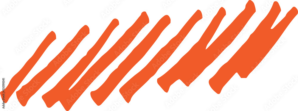 Poster artistic line brush stroke design element