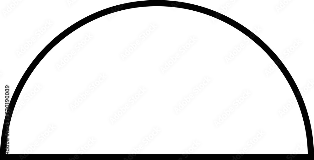 Poster round abstract trendy design element. aesthetic shape for creative design ornament. collection of mi