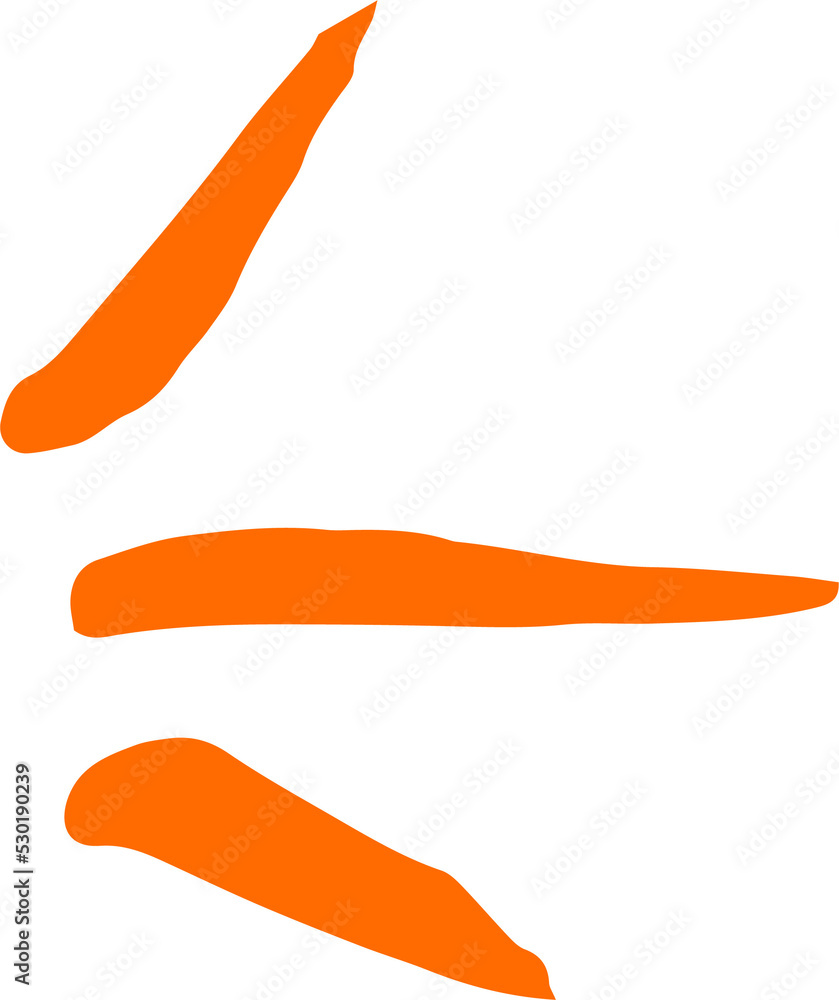 Poster abstract colorful scribble line stroke, artistic graphic design elements for lower third, brush line