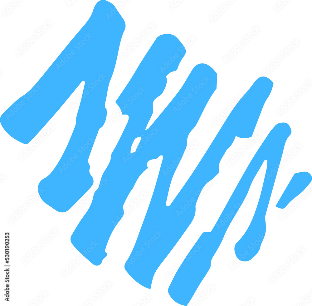 Poster abstract colorful scribble line stroke, artistic graphic design elements for lower third, brush line