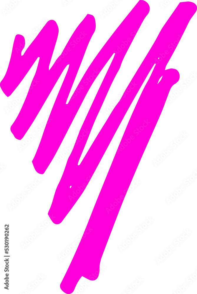 Poster abstract colorful scribble line stroke, artistic graphic design elements for lower third, brush line