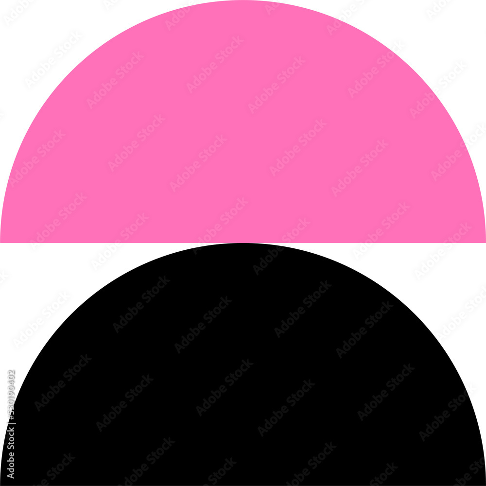 Poster round abstract trendy design element. aesthetic shape for creative design ornament. collection of mi