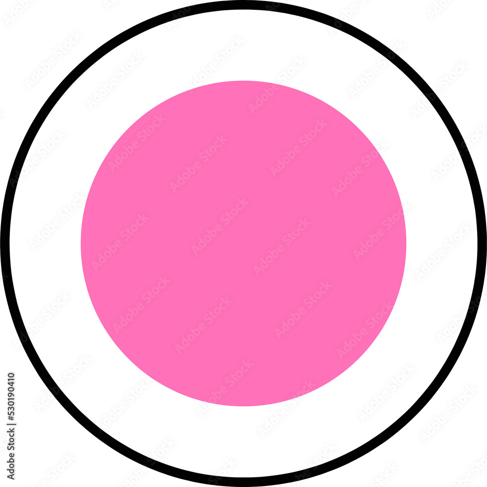 Poster round abstract trendy design element. aesthetic shape for creative design ornament. collection of mi