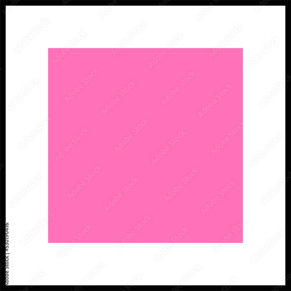 Aufkleber square abstract trendy design element. aesthetic shape for creative design ornament. collection of m