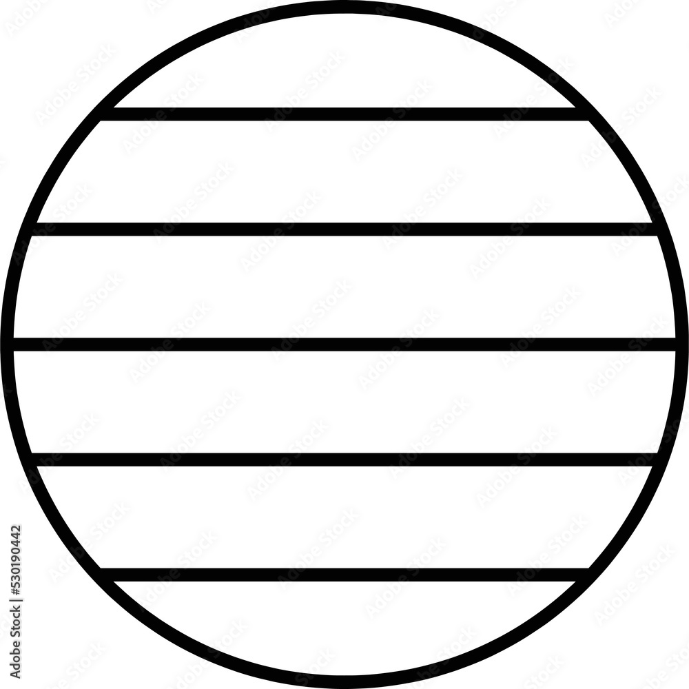 Poster round abstract trendy design element. aesthetic shape for creative design ornament. collection of mi