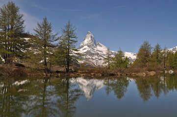 Matterhorn Bergsee Schweiz