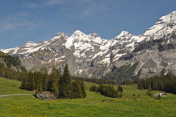 Fototapeta na wymiar Berglandschaft Schweiz Wallis
