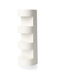 Decorative podium on white background