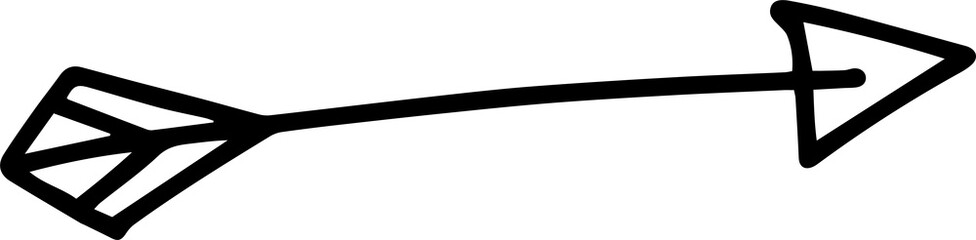 right hand drawn arrow illustrations