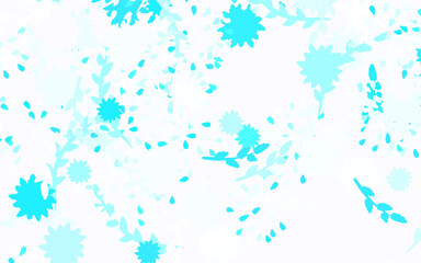 Obraz na płótnie Canvas Light Pink, Blue vector elegant pattern with flowers
