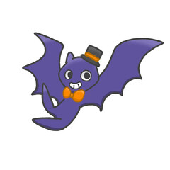 シルクハットのコウモリ