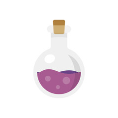 丸底フラスコ　透過