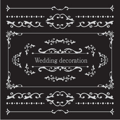 クリスマスモチーフのフレームデザインセット。ゴージャスでエレガントなデザイン素材