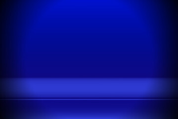 Blue background reflection. Vector illustration. Stock image.