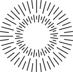 Fototapeta premium Starburst, frame sun light rays isolated sunburst