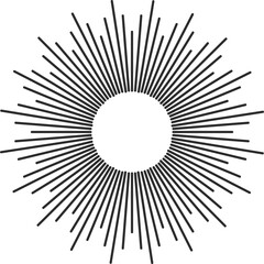 Obraz premium Sunbeam explosion light rays, fireworks sparkle