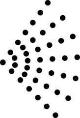 Spatter of line art spray drops spraying sprinkles