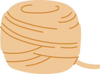 Farmer gardening string isolate natural jute twine