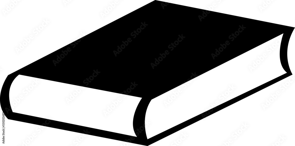 Poster Vector icon of a book. stack of vector books on white background..eps