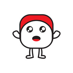Obraz premium santa claus cartoon character vector doodle.