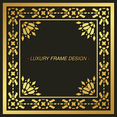 Elegant decorative frame design background