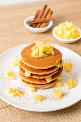 apple pancake or apple crepe