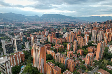 Obraz premium Downtown Medellín Colombia Skyline 6