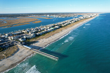 Fototapeta premium Wrightsville Beach, North Carolina during the off-season 5