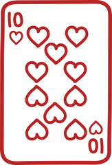 Poker Card Doodle Icon