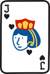 Poker Card Doodle Icon