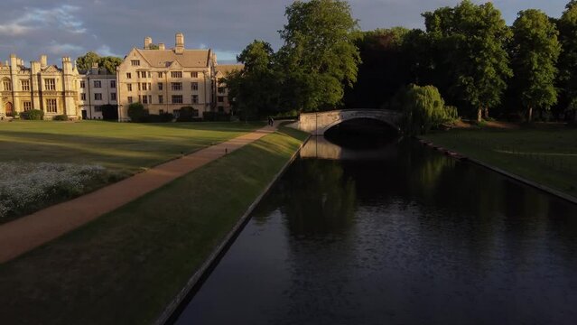 Cambridge, United Kingdom- King's College Bridge Flyover