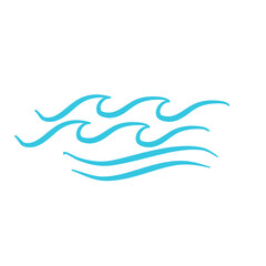 line water waves icon