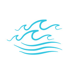 line water waves icon