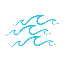line water waves icon