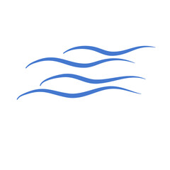 line water waves icon