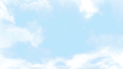 Sky clear beauty atmosphere summer day. Perfect blue, sunny sky