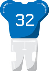 American football uniform icon sign