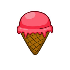 pink ice-cream