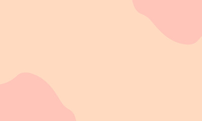 cream background with peach blob abstract