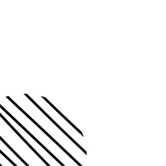 geometric minimalist memphis corner border