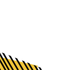 geometric minimalist memphis corner border