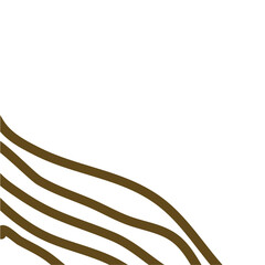 Abstract line aesthetic corner border