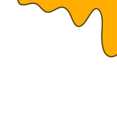 Liquid Honey Drops melting border